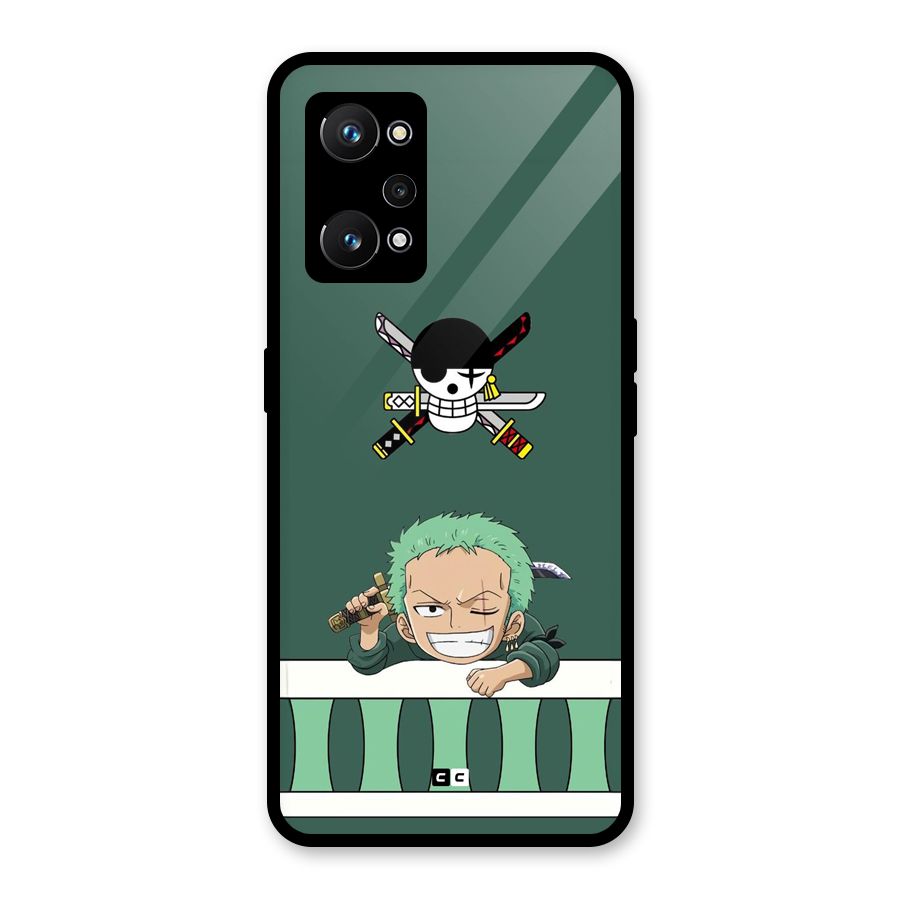 Pirate Hunter Zoro Glass Back Case for Realme GT Neo 3T