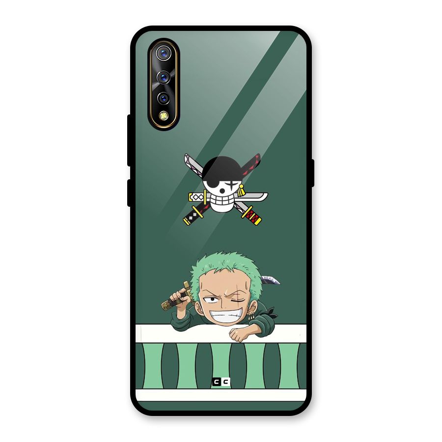 Pirate Hunter Zoro Glass Back Case for Vivo S1