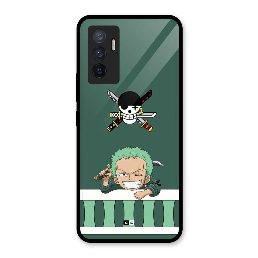 Pirate Hunter Zoro Glass Back Case for Vivo V23e