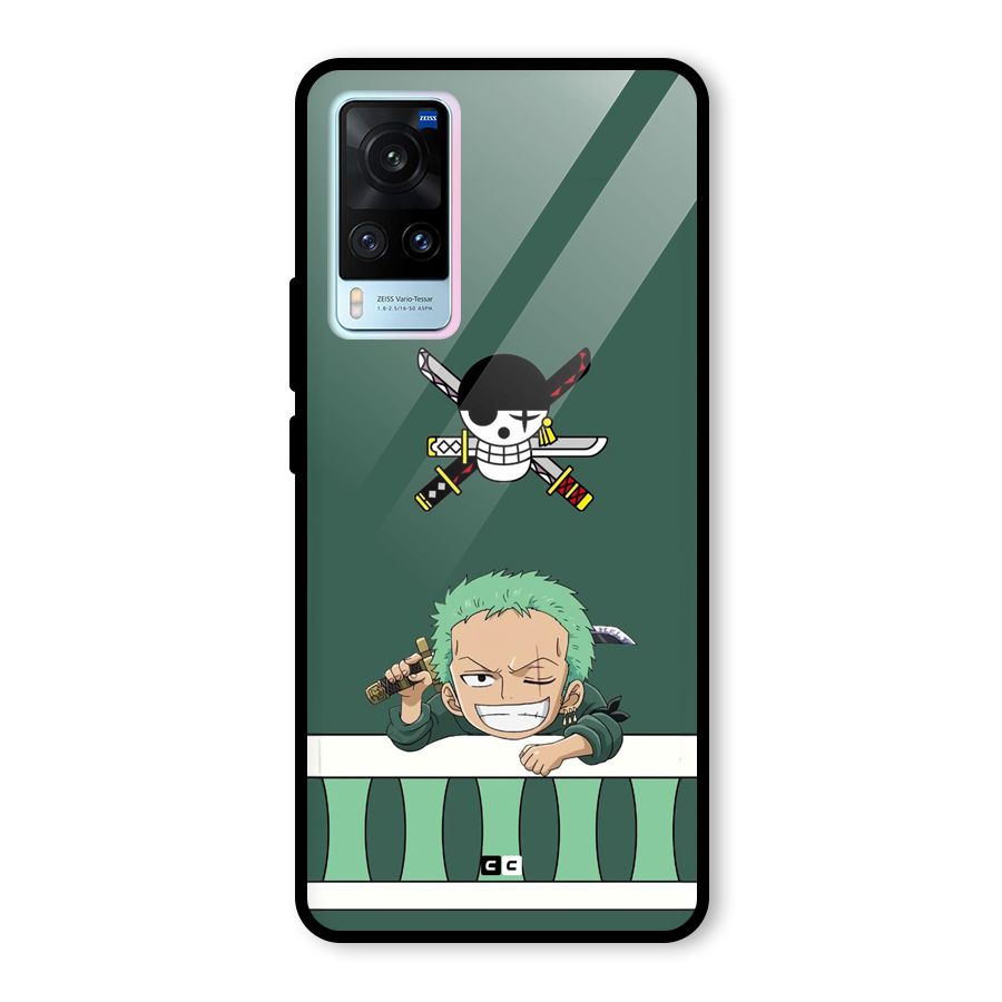 Pirate Hunter Zoro Glass Back Case for Vivo X60