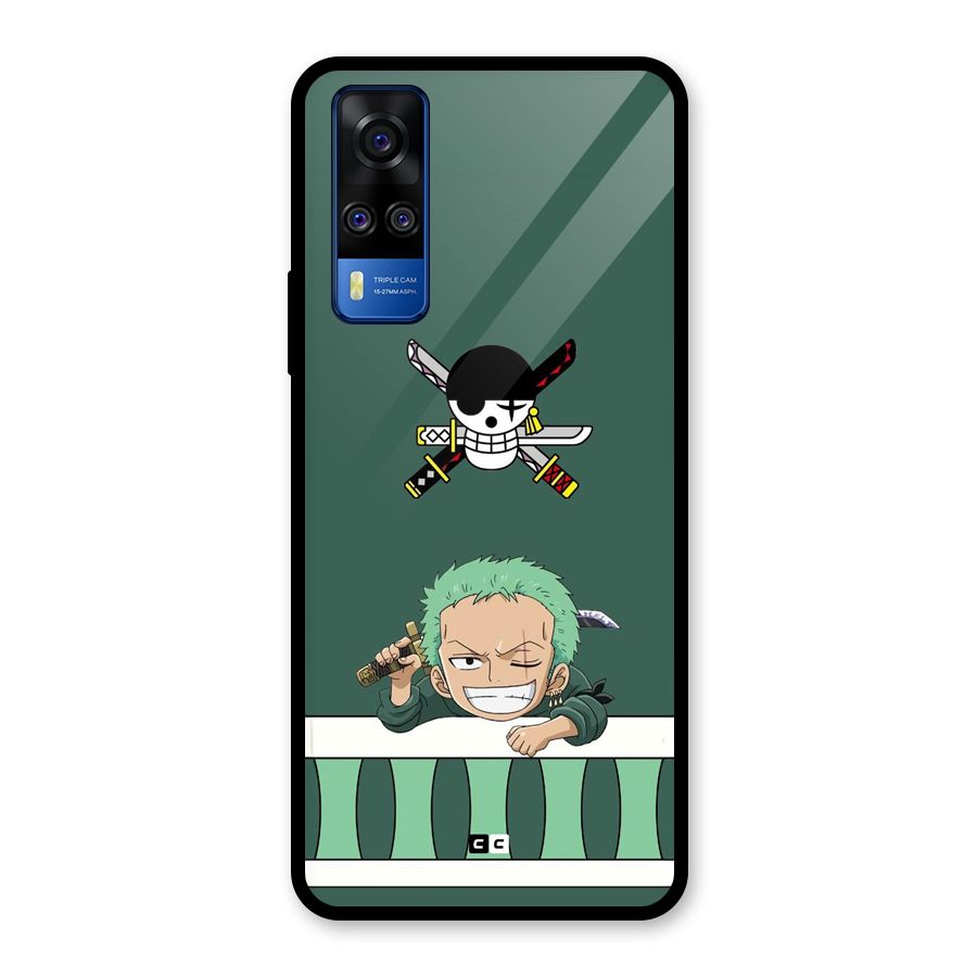 Pirate Hunter Zoro Glass Back Case for Vivo Y31