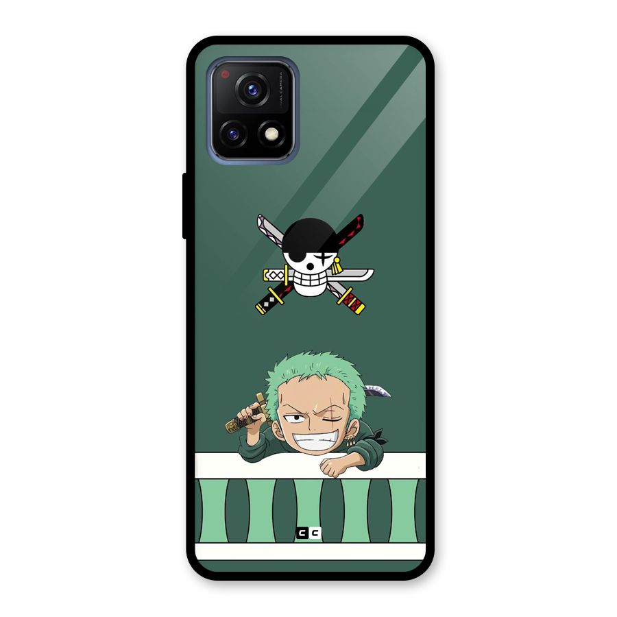 Pirate Hunter Zoro Glass Back Case for Vivo Y72 5G