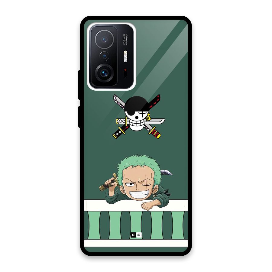 Pirate Hunter Zoro Glass Back Case for Xiaomi 11T Pro