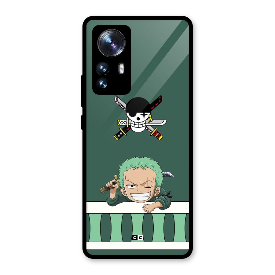 Pirate Hunter Zoro Glass Back Case for Xiaomi 12 Pro