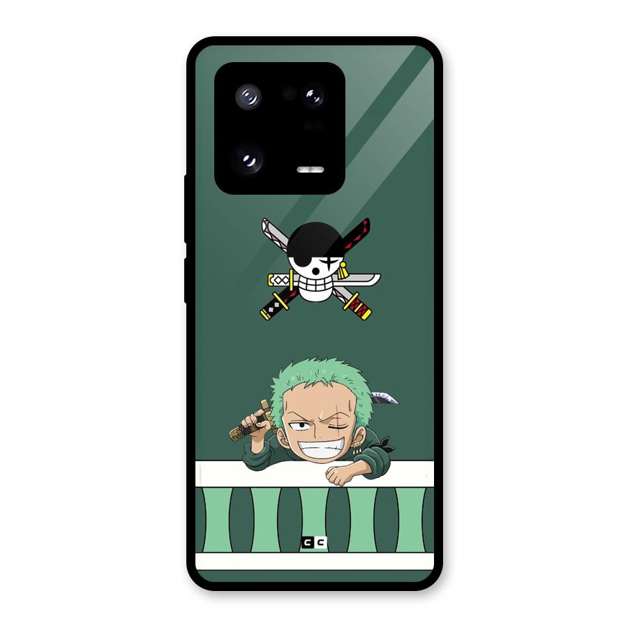 Pirate Hunter Zoro Glass Back Case for Xiaomi 13 Pro