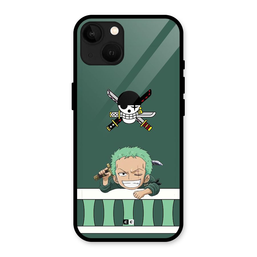 Pirate Hunter Zoro Glass Back Case for iPhone 13