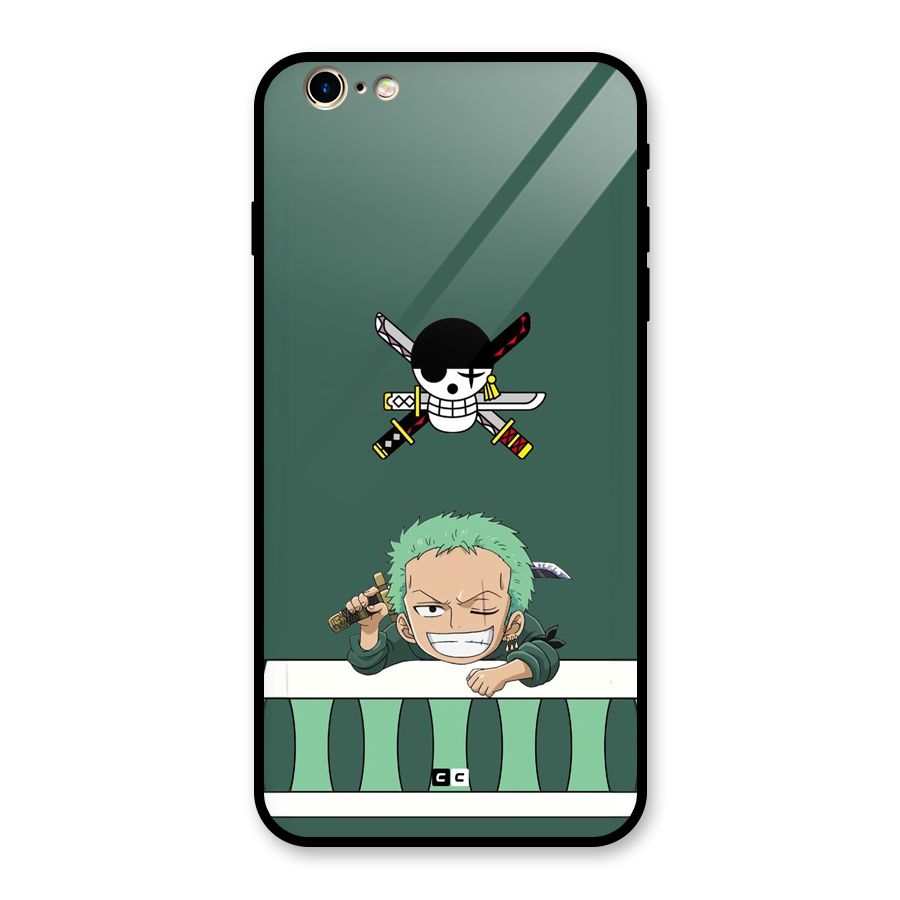 Pirate Hunter Zoro Glass Back Case for iPhone 6 Plus 6S Plus