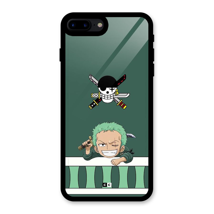 Pirate Hunter Zoro Glass Back Case for iPhone 7 Plus