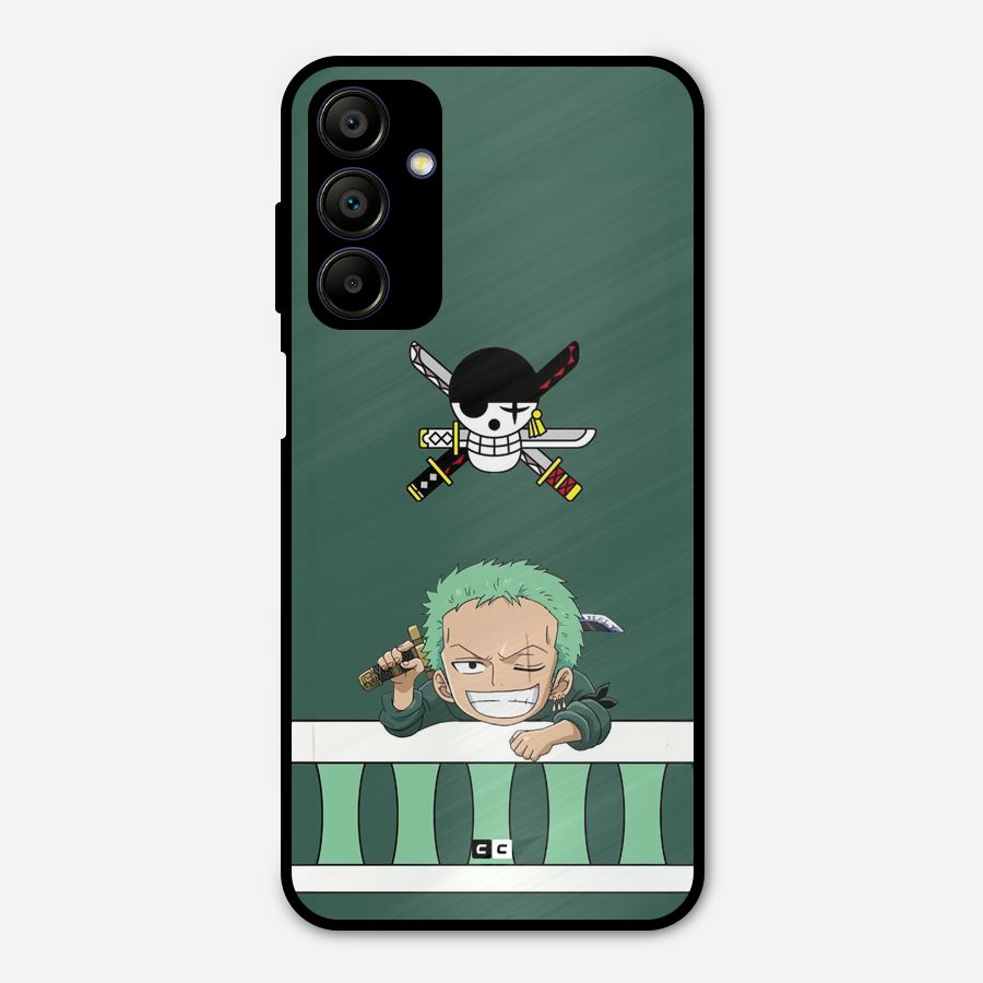 Pirate Hunter Zoro Metal Back Case for Galaxy A15 5G