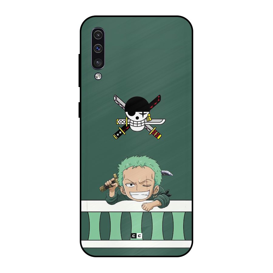 Pirate Hunter Zoro Metal Back Case for Galaxy A50