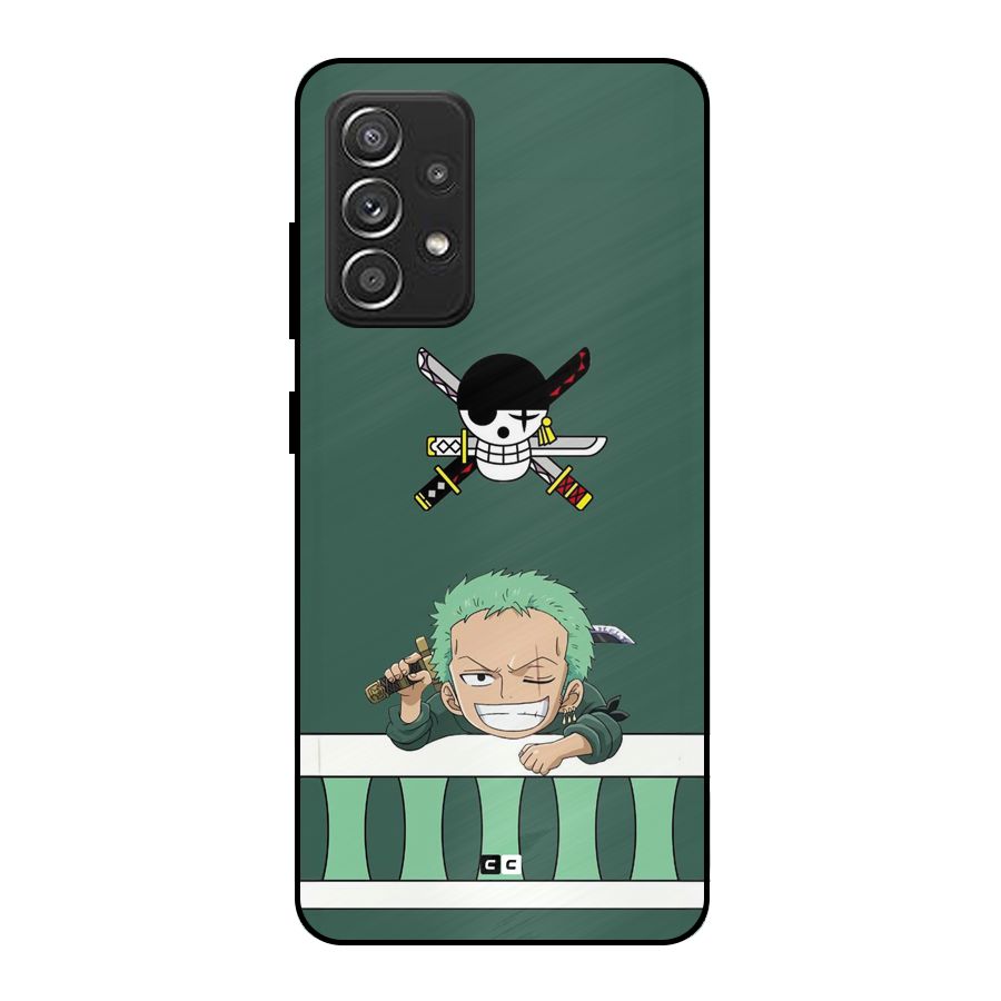 Pirate Hunter Zoro Metal Back Case for Galaxy A52