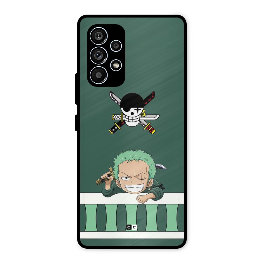 Pirate Hunter Zoro Metal Back Case for Galaxy A53 5G
