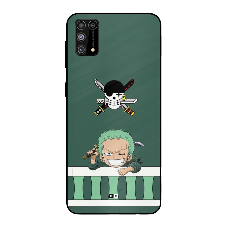 Pirate Hunter Zoro Metal Back Case for Galaxy F41