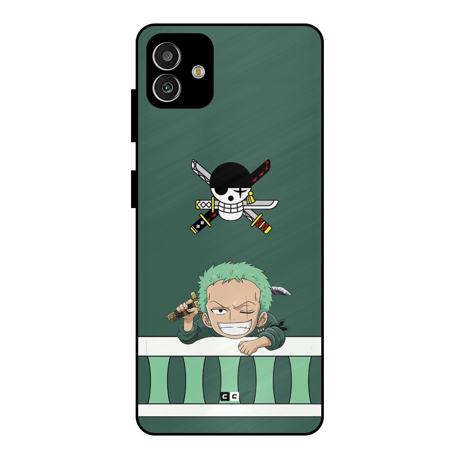 Pirate Hunter Zoro Metal Back Case for Galaxy M13 5G