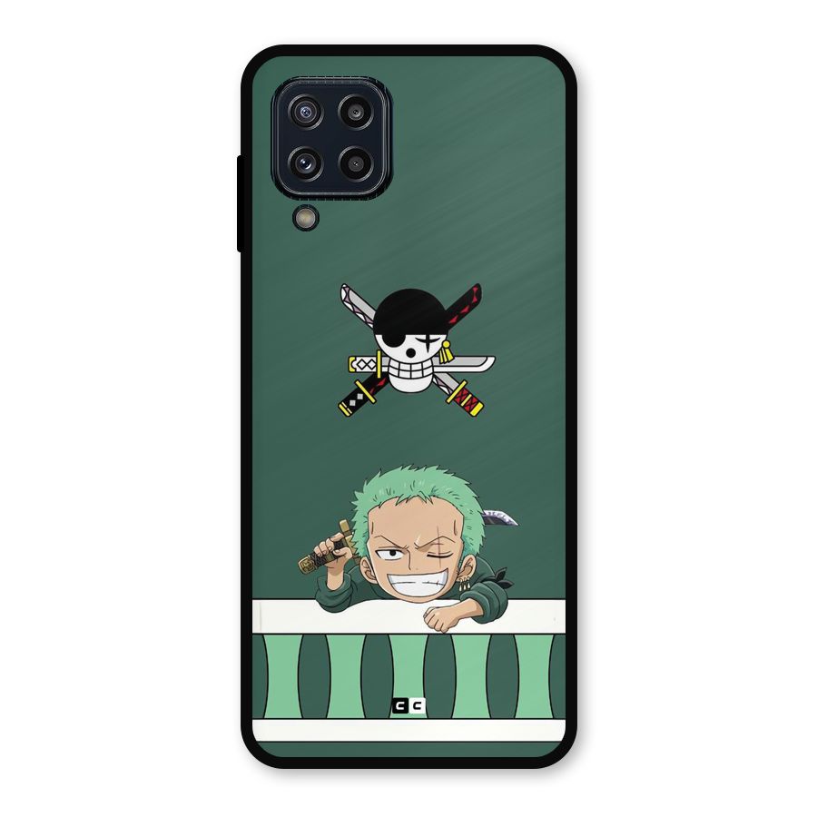 Pirate Hunter Zoro Metal Back Case for Galaxy M32