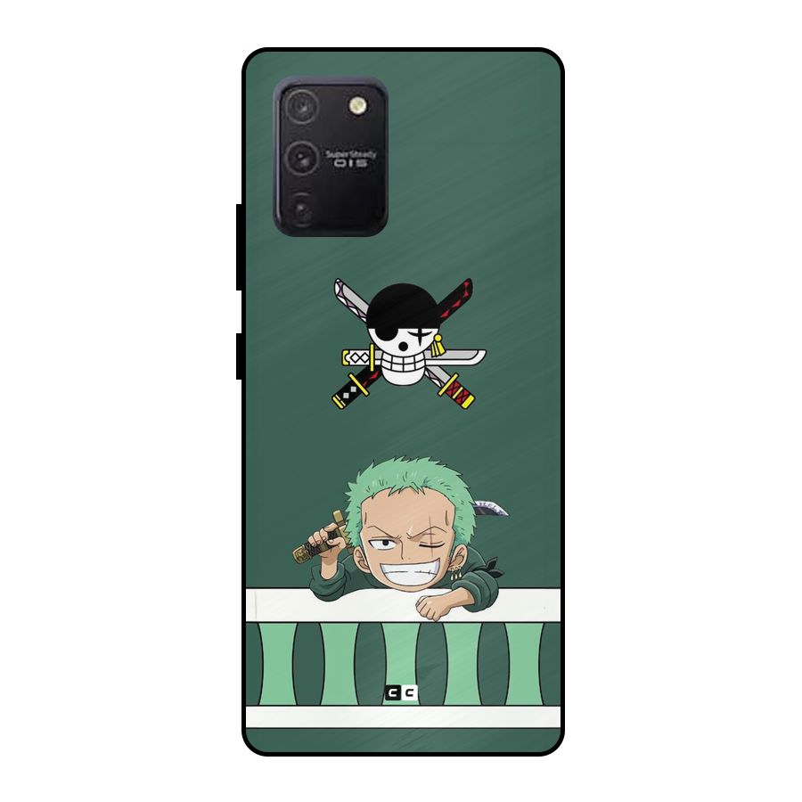 Pirate Hunter Zoro Metal Back Case for Galaxy S10 Lite