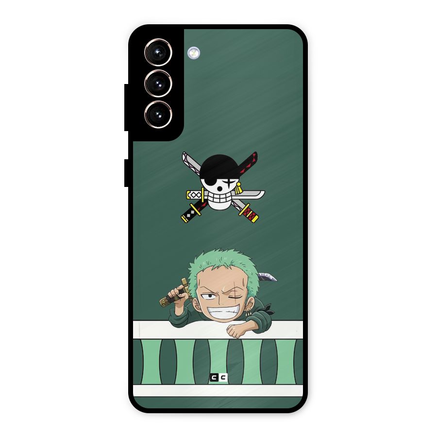 Pirate Hunter Zoro Metal Back Case for Galaxy S21 Plus