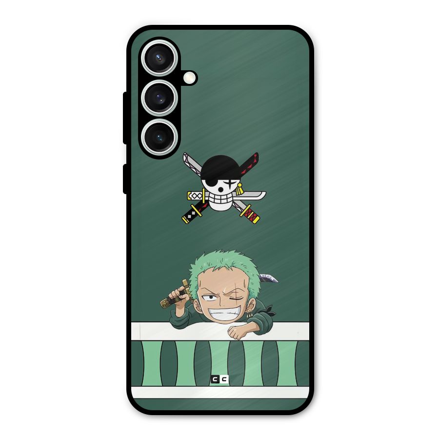 Pirate Hunter Zoro Metal Back Case for Galaxy S23 FE