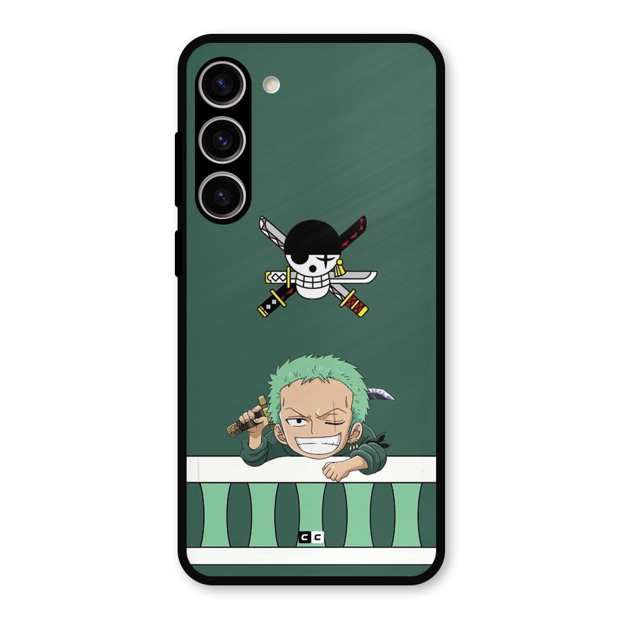 Pirate Hunter Zoro Metal Back Case for Galaxy S23 Plus