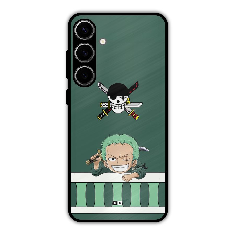 Pirate Hunter Zoro Metal Back Case for Galaxy S24 Plus
