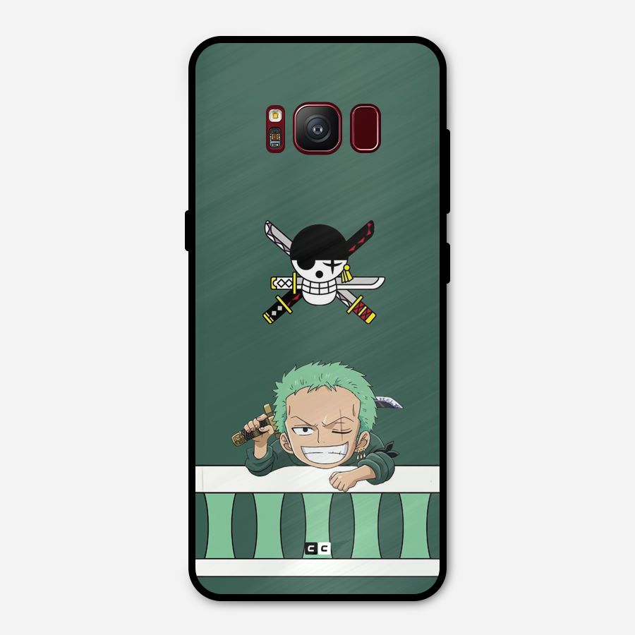 Pirate Hunter Zoro Metal Back Case for Galaxy S8