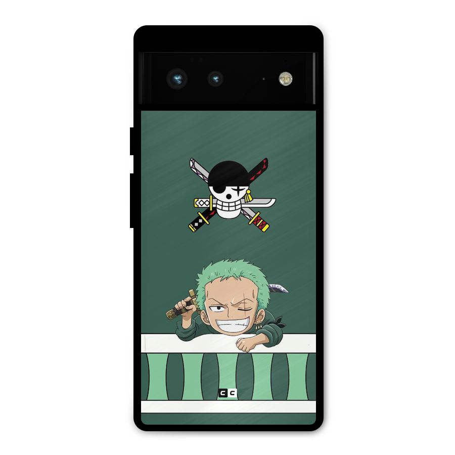 Pirate Hunter Zoro Metal Back Case for Google Pixel 6