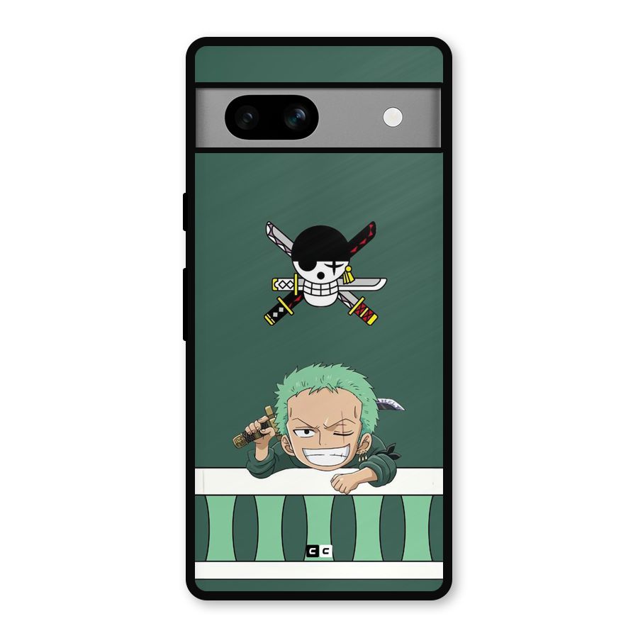 Pirate Hunter Zoro Metal Back Case for Google Pixel 7a