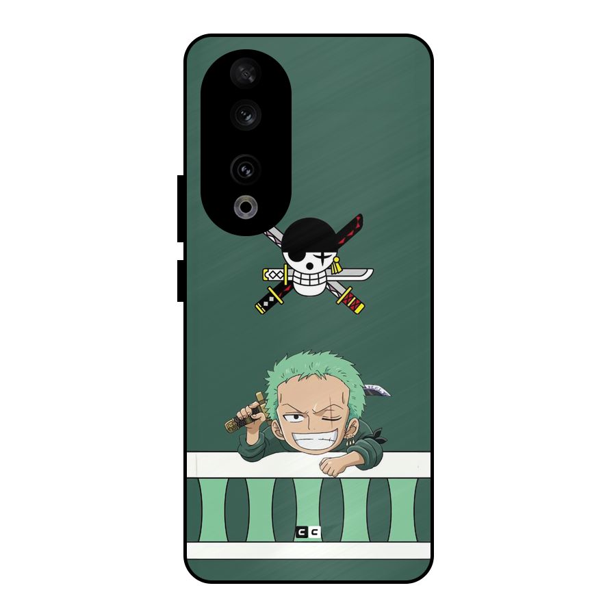 Pirate Hunter Zoro Metal Back Case for Honor 90