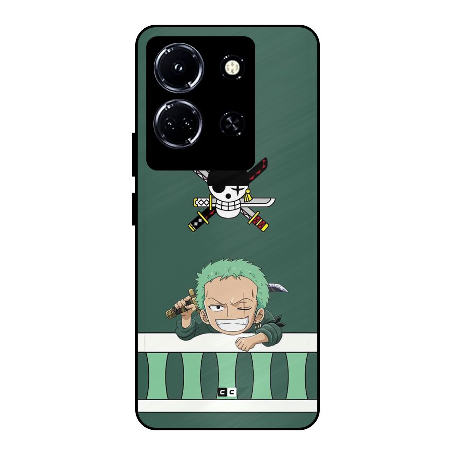 Pirate Hunter Zoro Metal Back Case for Infinix Note 30 5G
