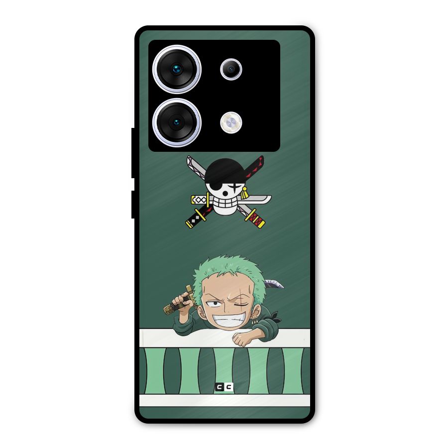 Pirate Hunter Zoro Metal Back Case for Infinix Zero 30 5G