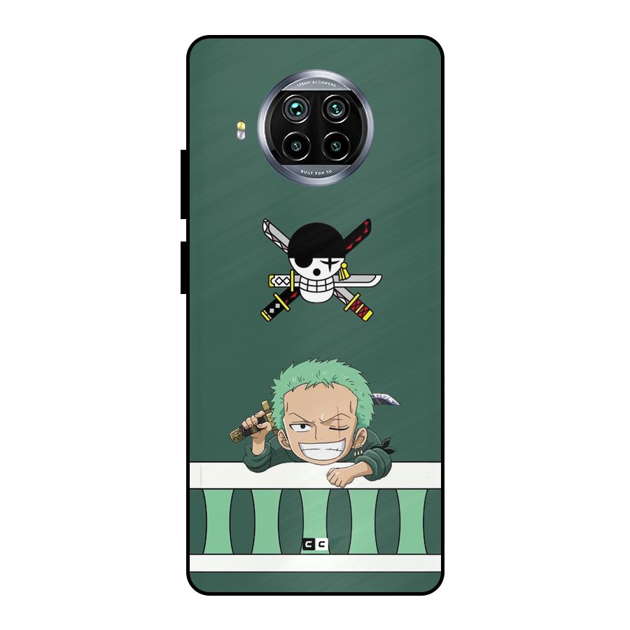 Pirate Hunter Zoro Metal Back Case for Mi 10i