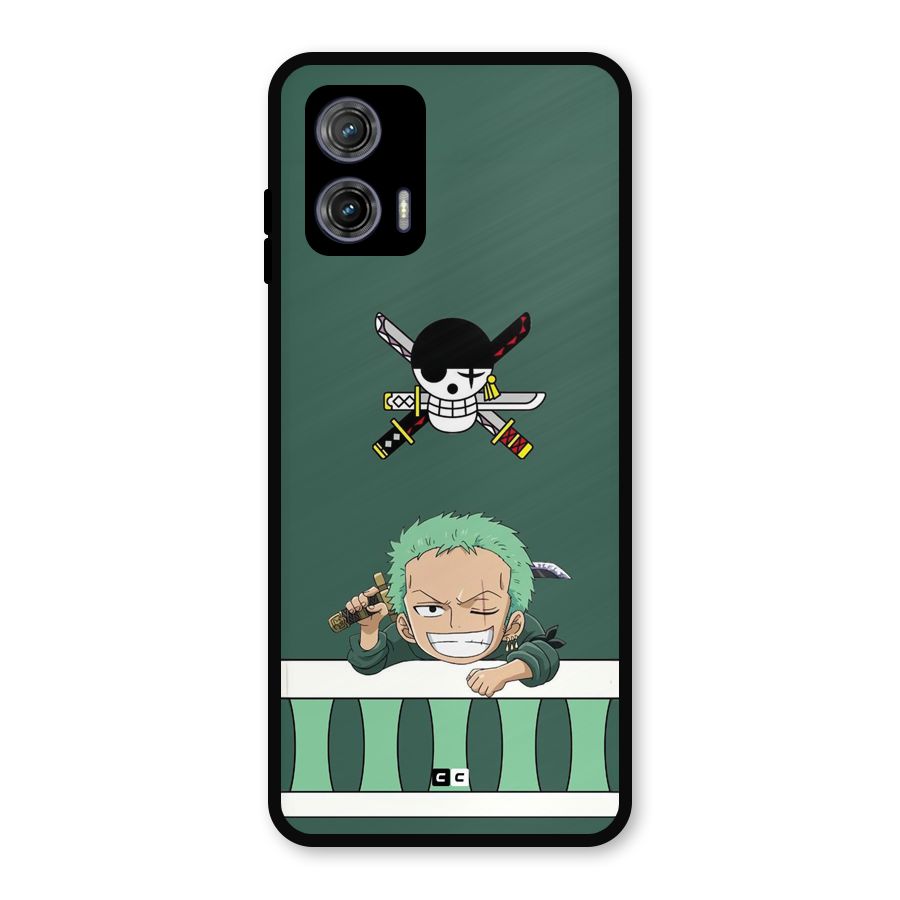 Pirate Hunter Zoro Metal Back Case for Moto G73