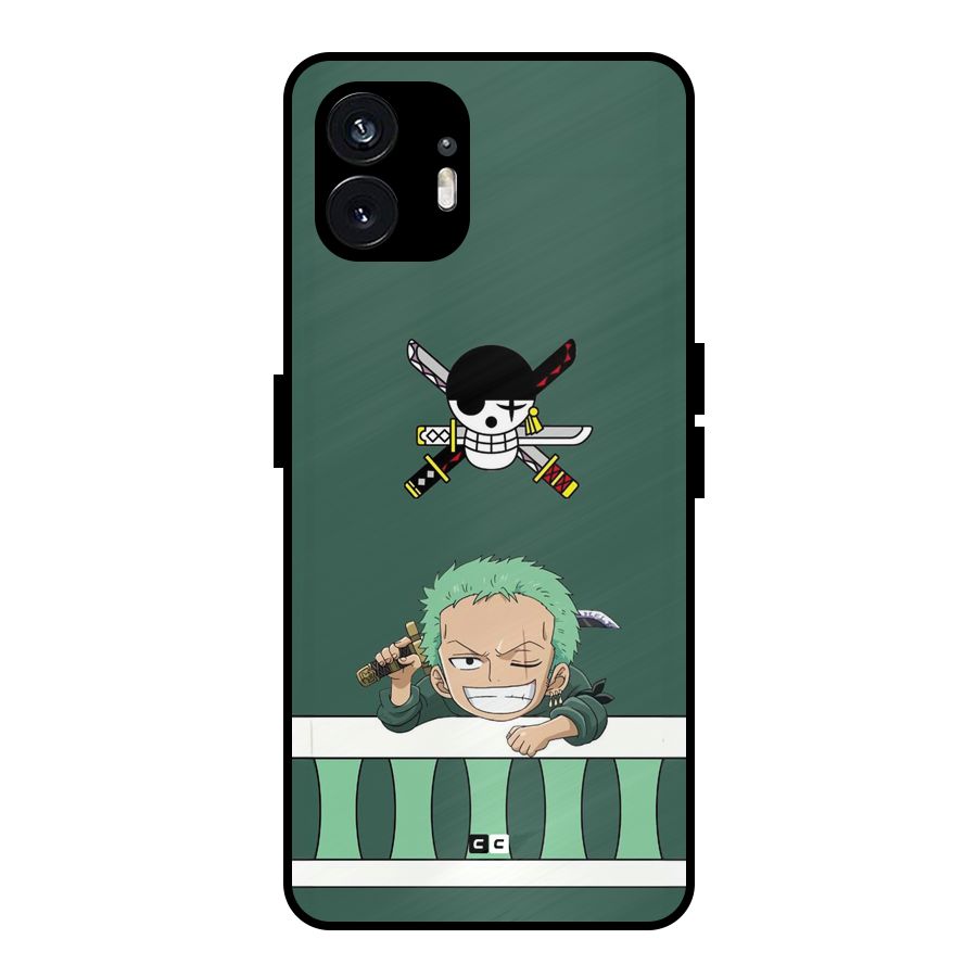 Pirate Hunter Zoro Metal Back Case for Nothing Phone 2