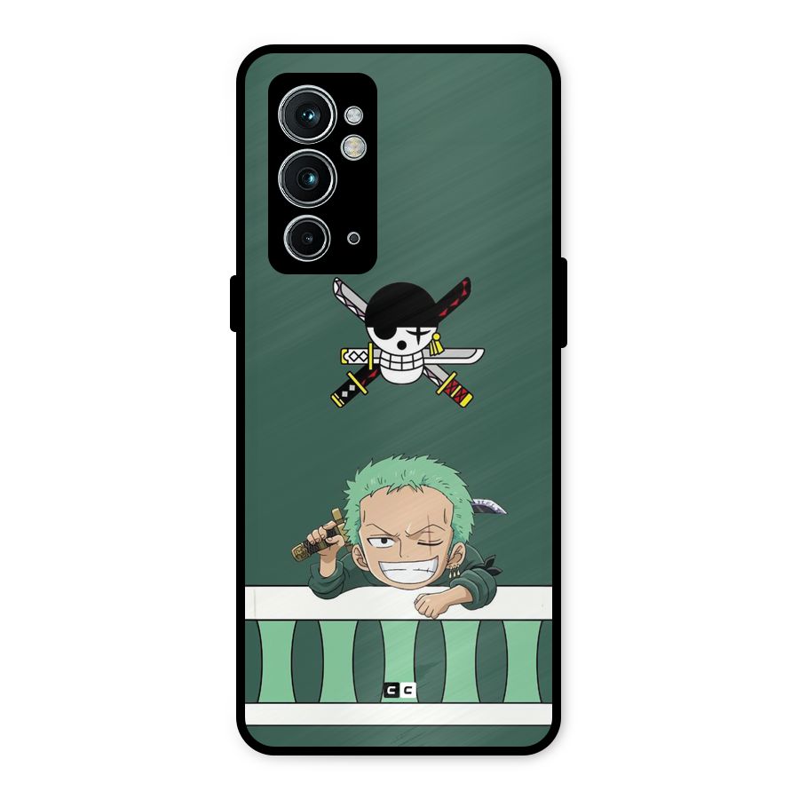 Pirate Hunter Zoro Metal Back Case for OnePlus 9RT 5G