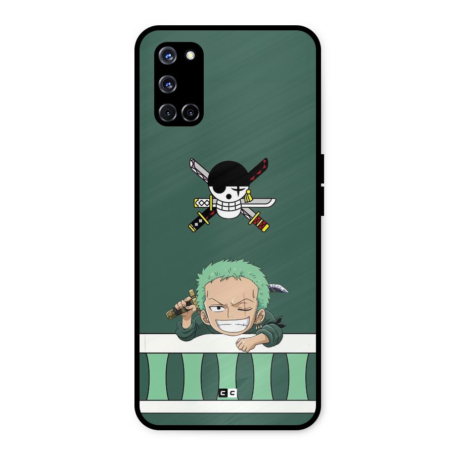 Pirate Hunter Zoro Metal Back Case for Oppo A52