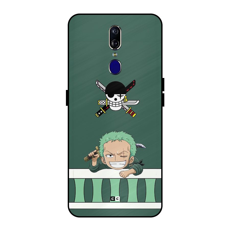 Pirate Hunter Zoro Metal Back Case for Oppo F11