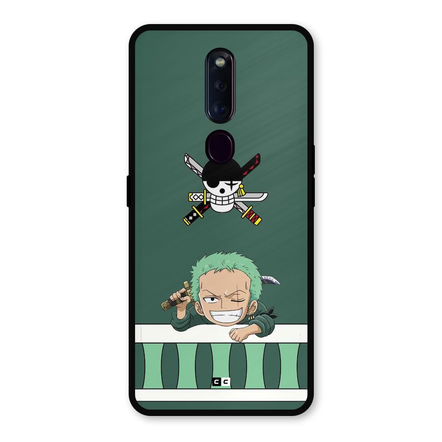 Pirate Hunter Zoro Metal Back Case for Oppo F11 Pro
