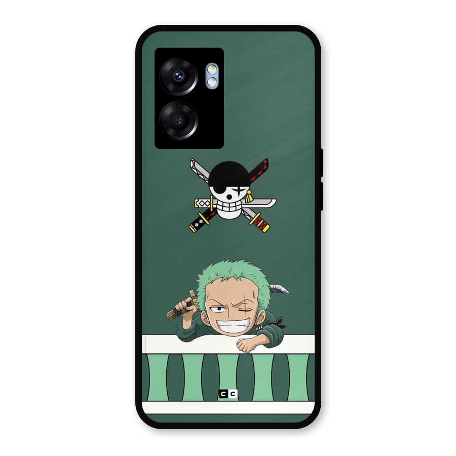 Pirate Hunter Zoro Metal Back Case for Oppo K10 (5G)