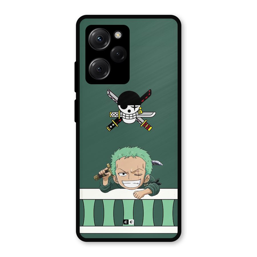 Pirate Hunter Zoro Metal Back Case for Poco X5 Pro