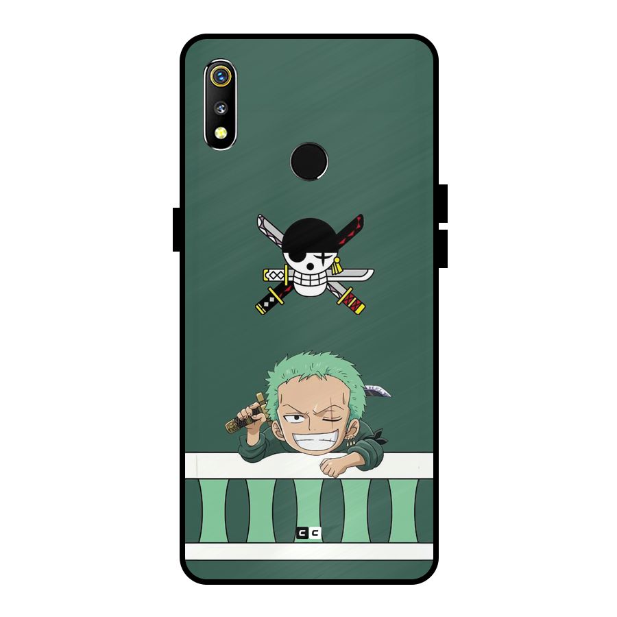 Pirate Hunter Zoro Metal Back Case for Realme 3i