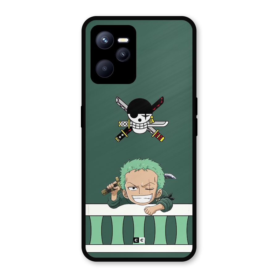 Pirate Hunter Zoro Metal Back Case for Realme C35