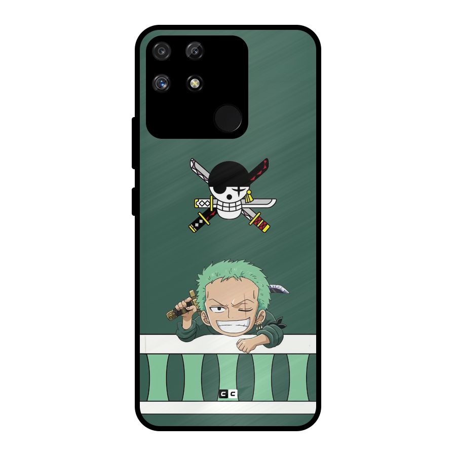 Pirate Hunter Zoro Metal Back Case for Realme Narzo 50A