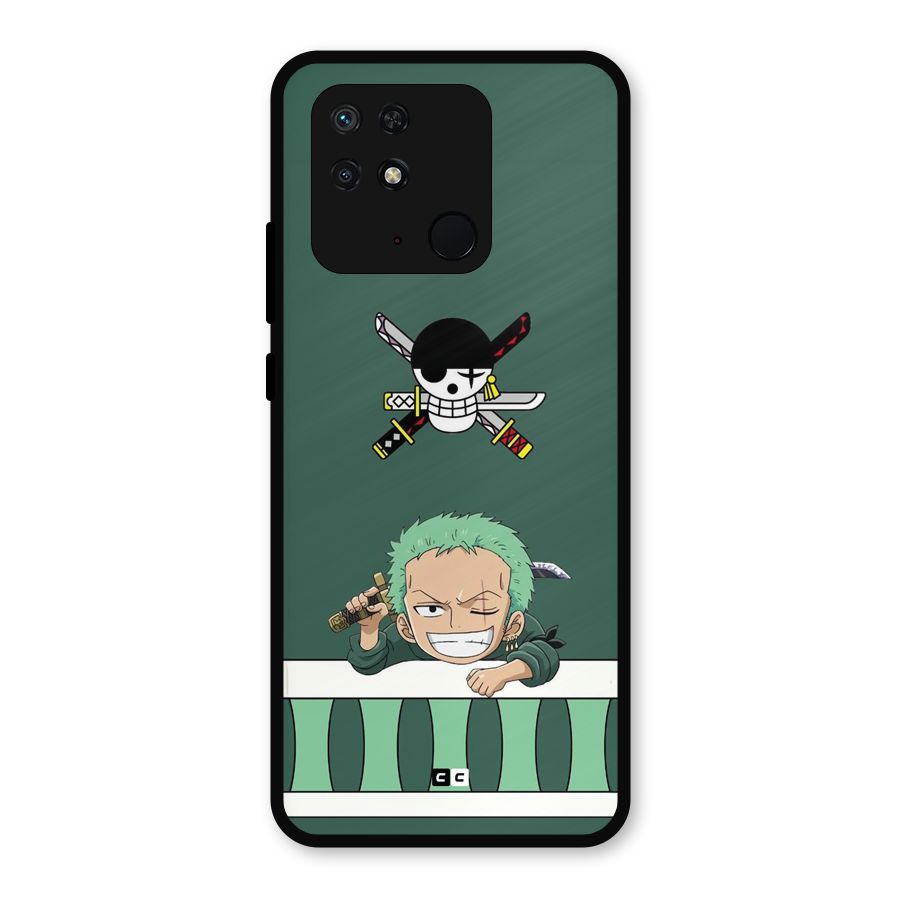 Pirate Hunter Zoro Metal Back Case for Redmi 10