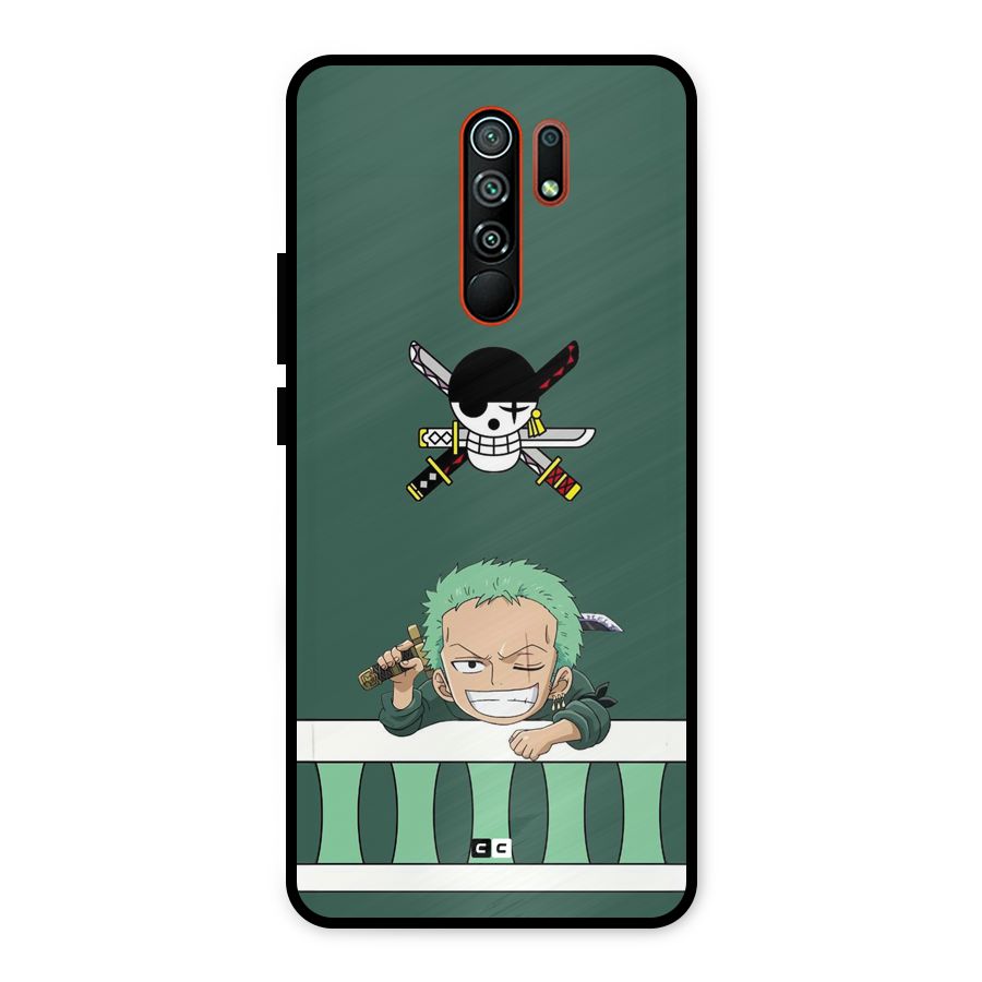 Pirate Hunter Zoro Metal Back Case for Redmi 9 Prime