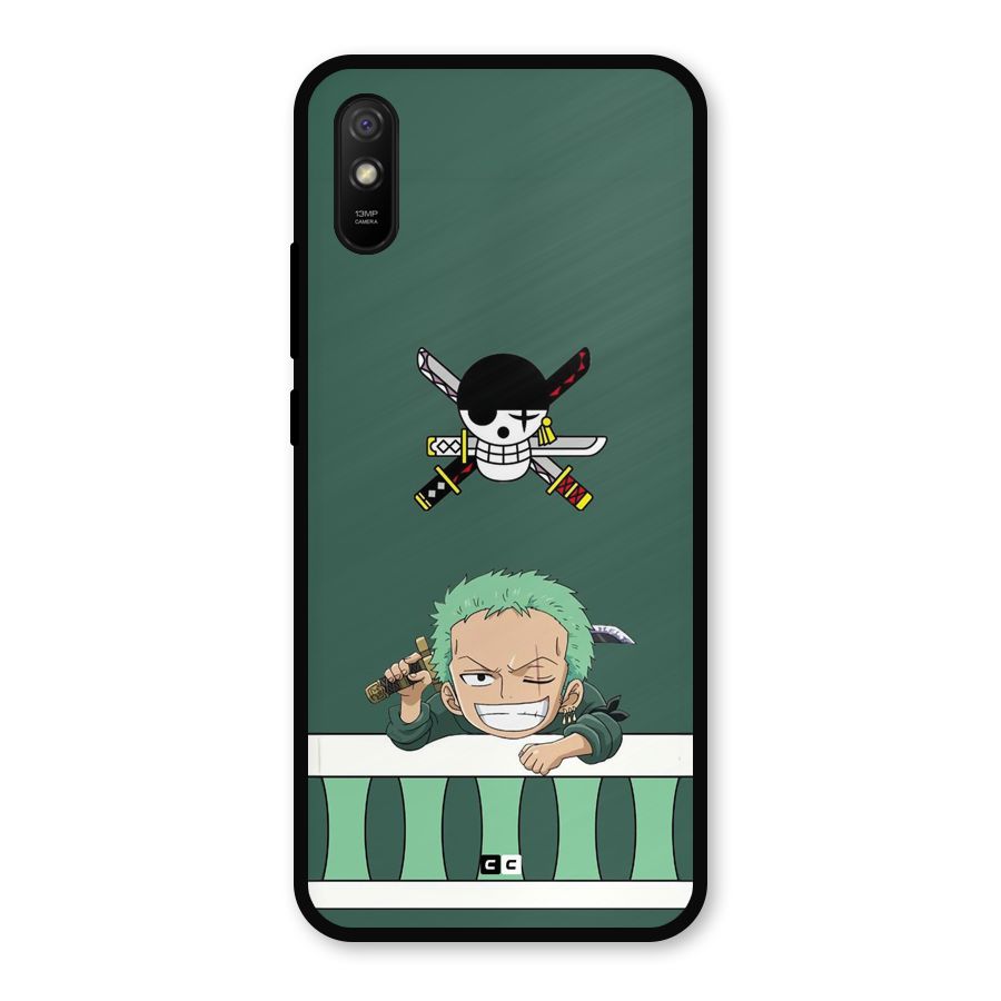 Pirate Hunter Zoro Metal Back Case for Redmi 9i