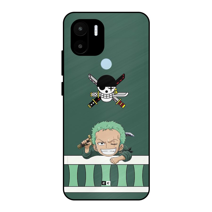 Pirate Hunter Zoro Metal Back Case for Redmi A2 Plus
