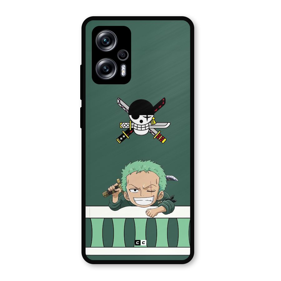 Pirate Hunter Zoro Metal Back Case for Redmi K50i