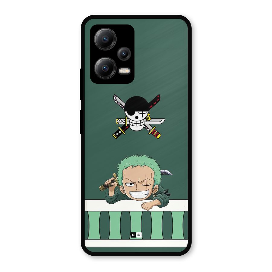 Pirate Hunter Zoro Metal Back Case for Redmi Note 12 5G