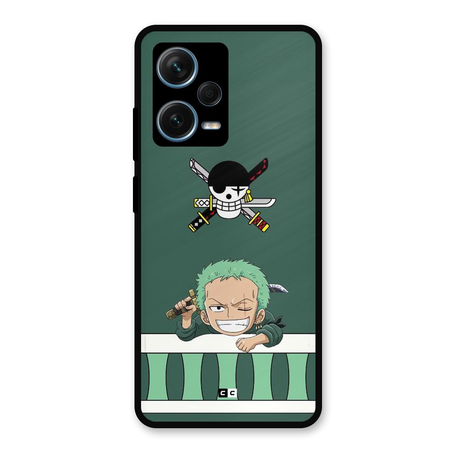 Pirate Hunter Zoro Metal Back Case for Redmi Note 12 Pro Plus 5G
