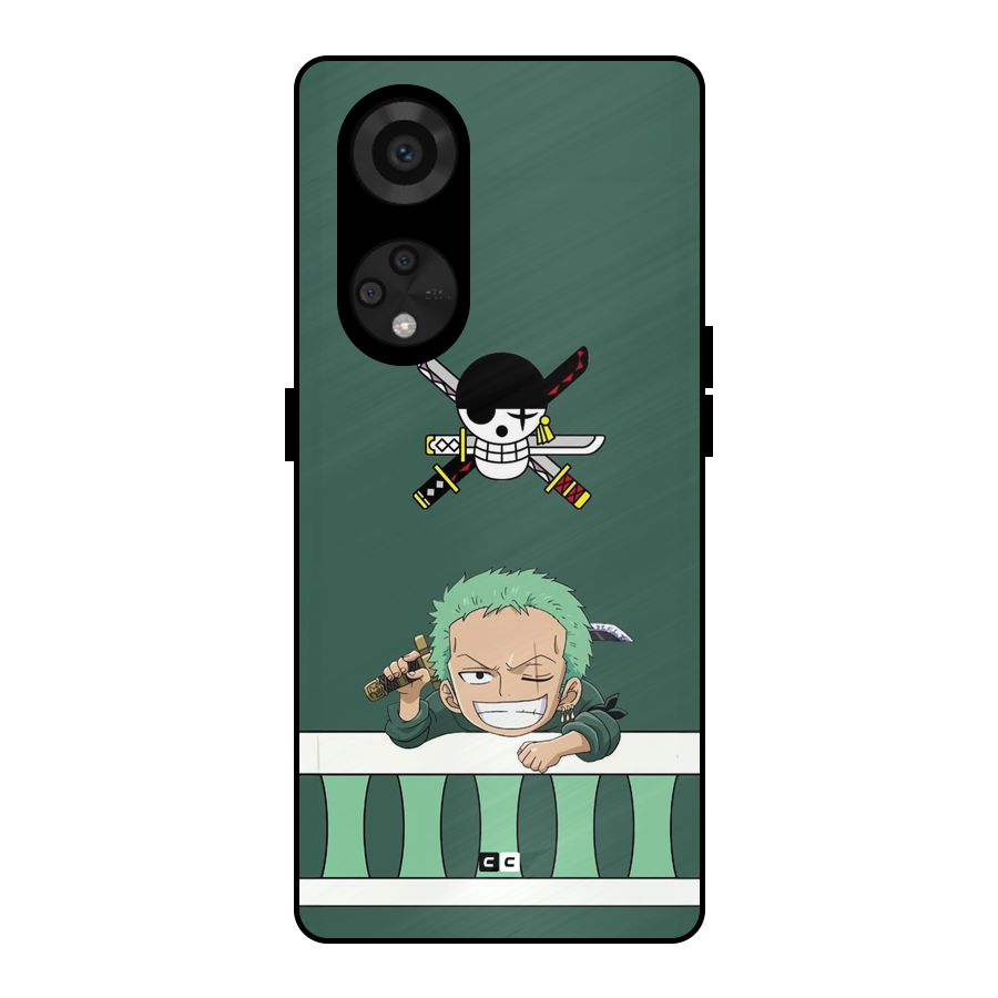 Pirate Hunter Zoro Metal Back Case for Reno8 T 5G